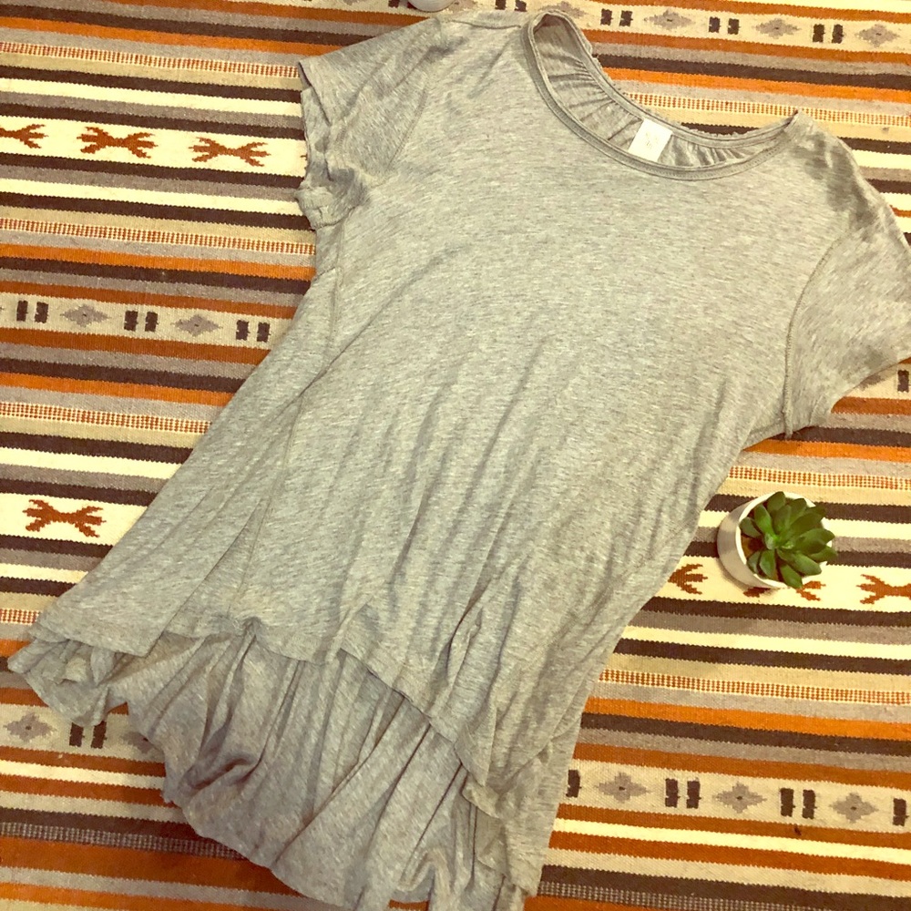 Free People Grey Top